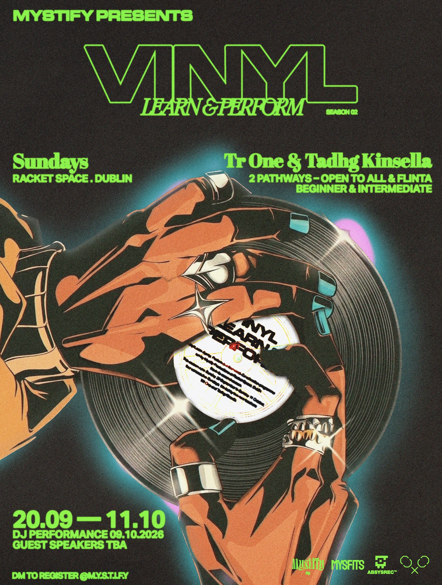 Mystify Creative Playground & Vinyl and Learn Workshop Season 2 (Day1/4)