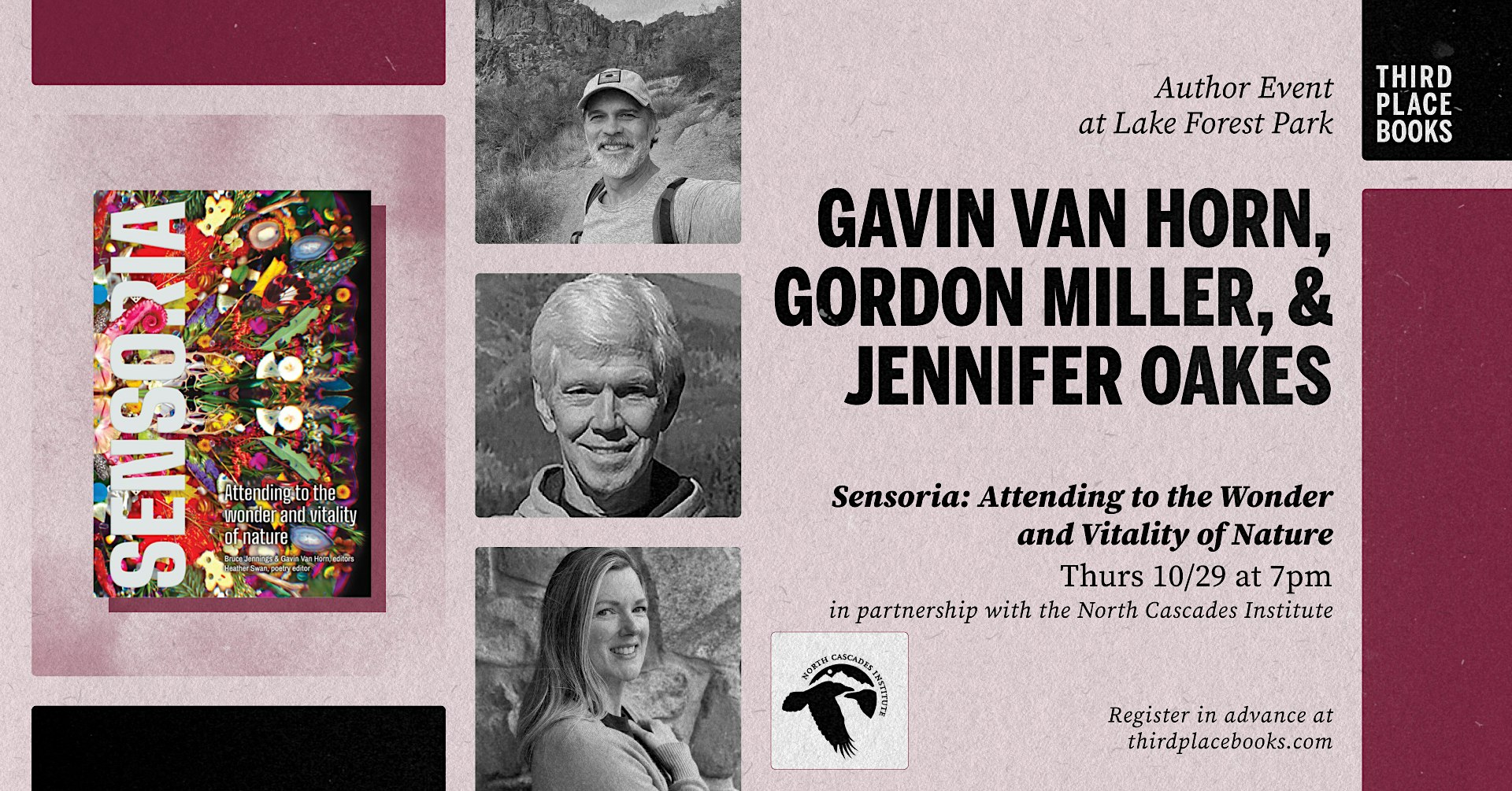 Gavin Van Horn, Gordon Miller, and Jennifer Oakes — 'Sensoria'