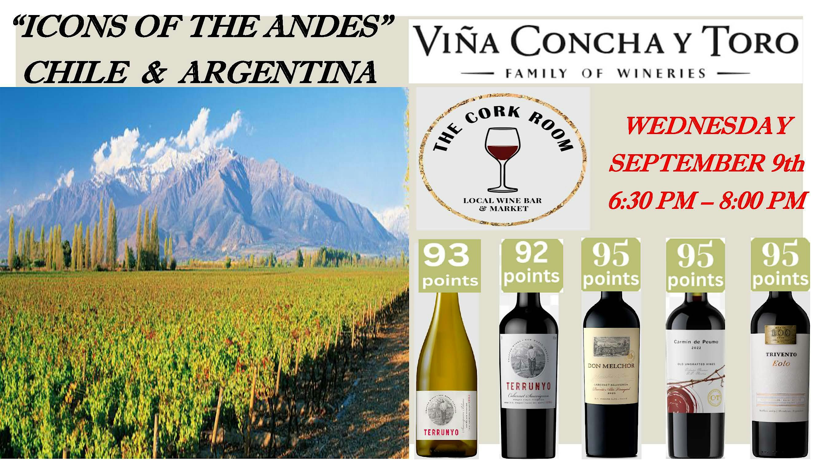 ICONS OF THE ANDES at The Cork Room