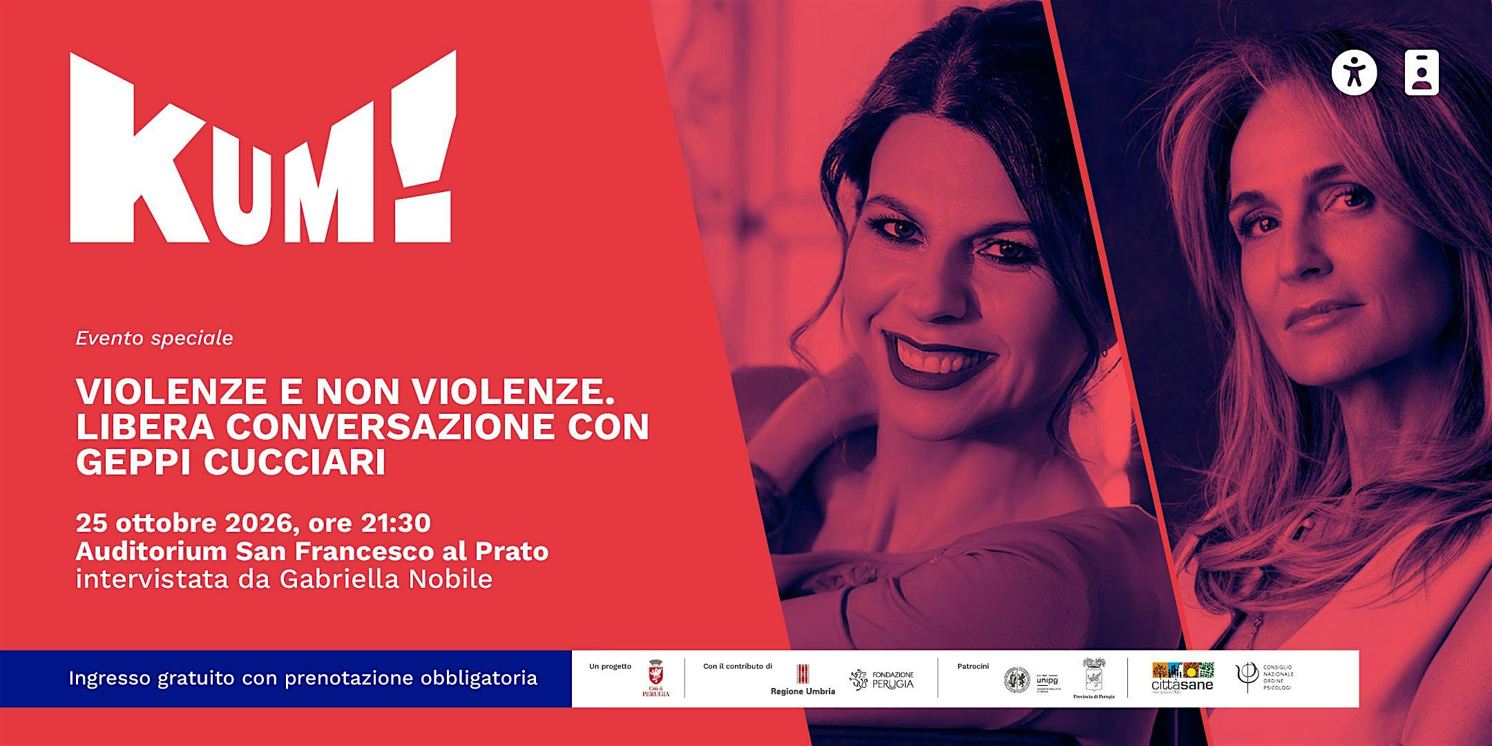 Violenze e non violenze. Libera conversazione con Geppi Cucciari