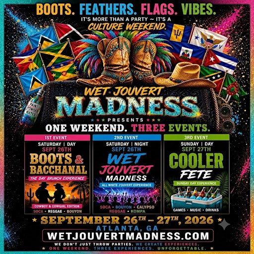 3 EVENTS. 2 DAYS. 1 EPIC WEEKEND.