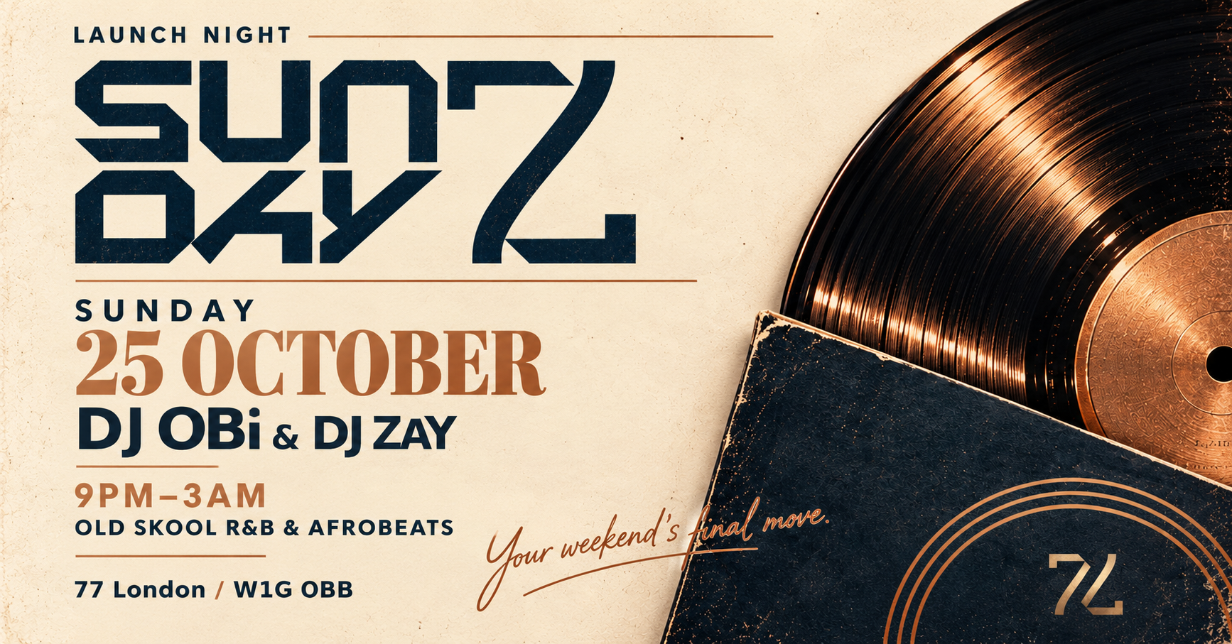 77 PRESENT SUNDAYZ: DJ OBI