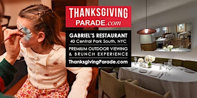 NYC Thanksgiving Day Parade Viewing Brunch at GABRIEL'S RESTAURANT 2026