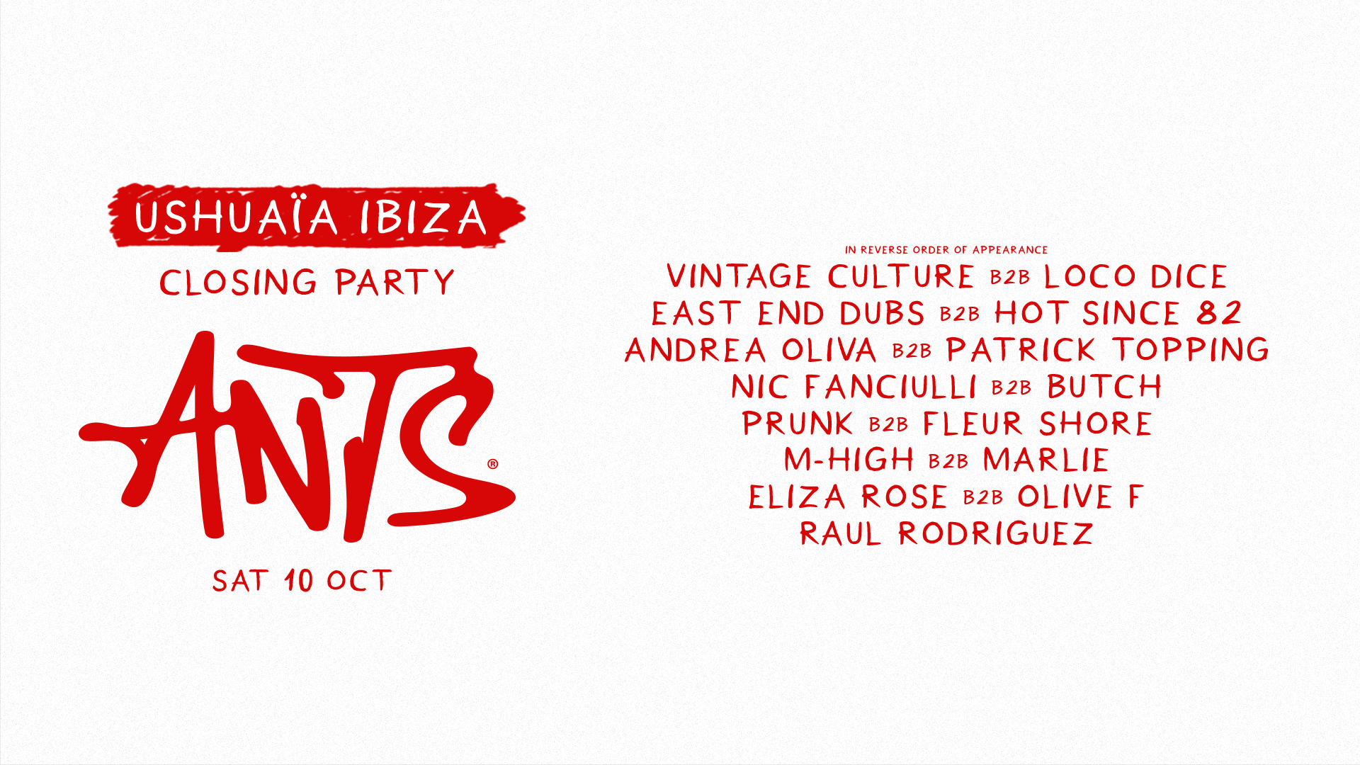 Ushuaïa Ibiza CLOSING PARTY