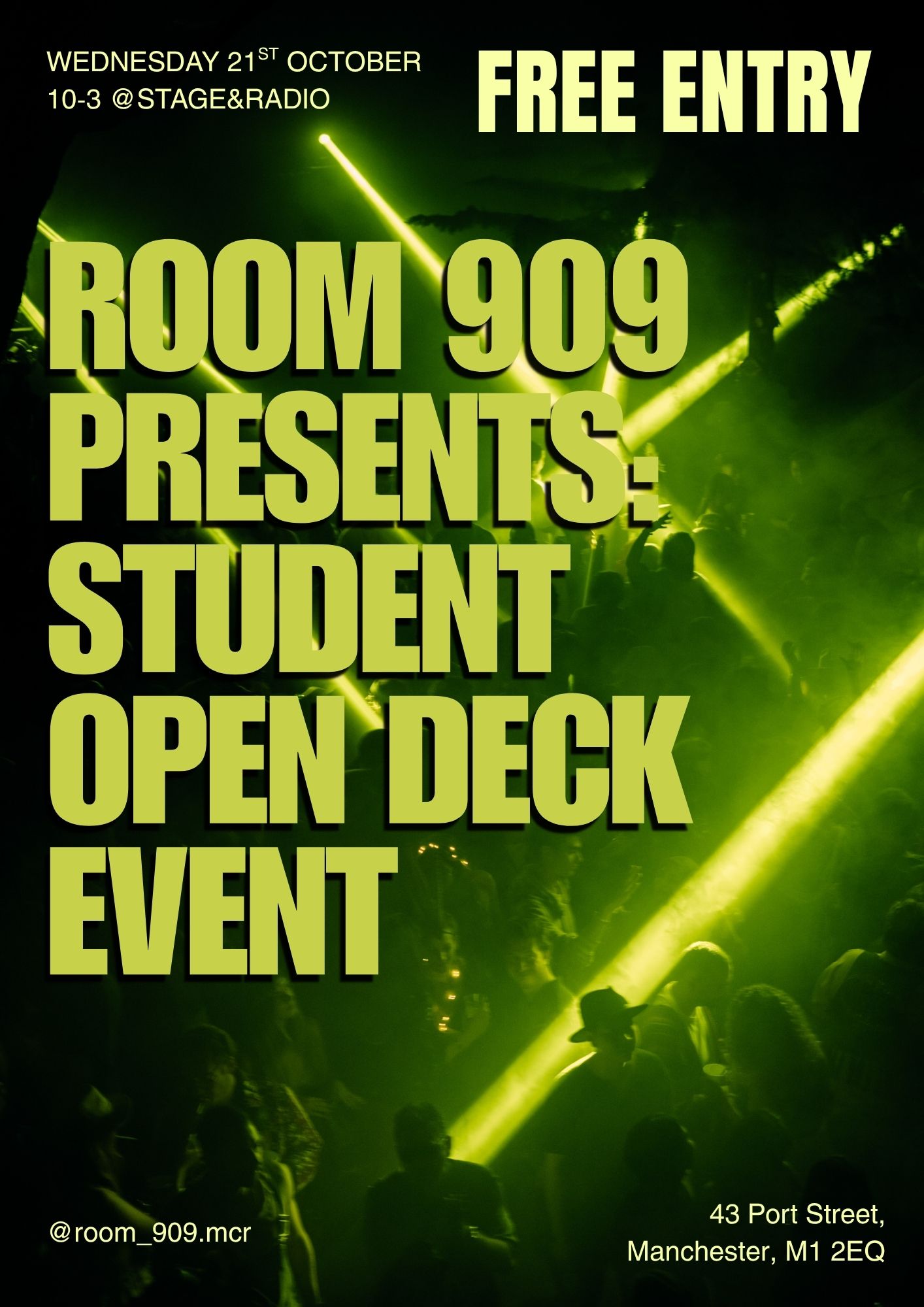 Room 909 Open Deck Night