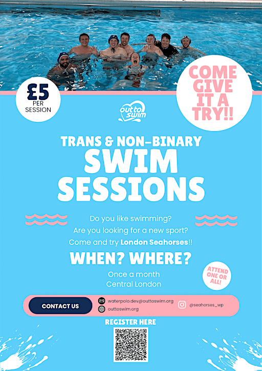 Trans and Non-Binary Swim Sessions
