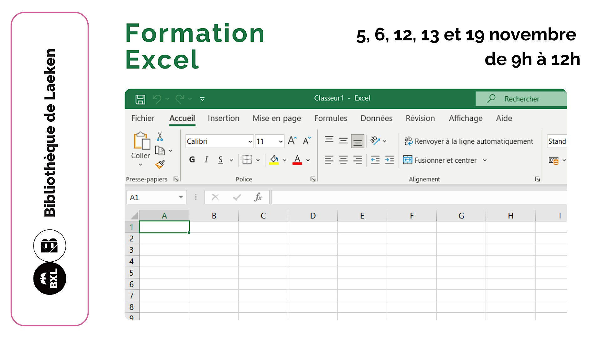 Formation Excel (5 séances)