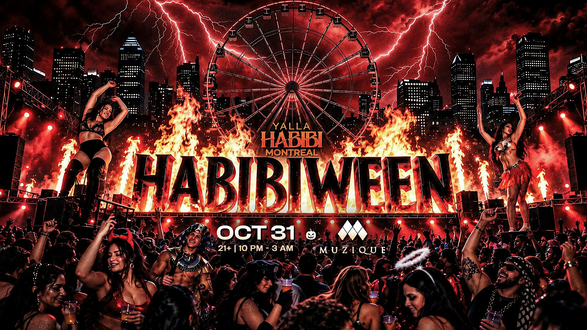 Habibiween MONTREAL : Arabic Halloween Party | OCT 31 | MUZIQUE