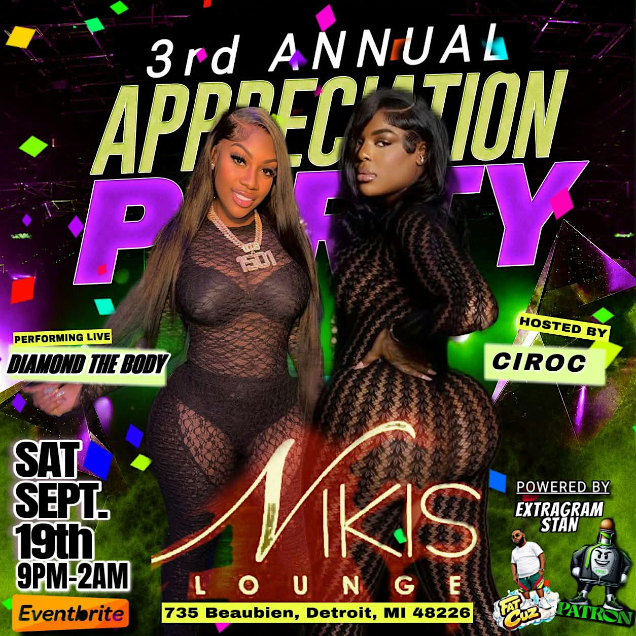 Patron Man's 3rd Annual Appreciation Party