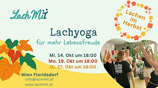 Lachworkshop in Wien - einzelne Lachyoga-Einheit für mehr Lebensfreude