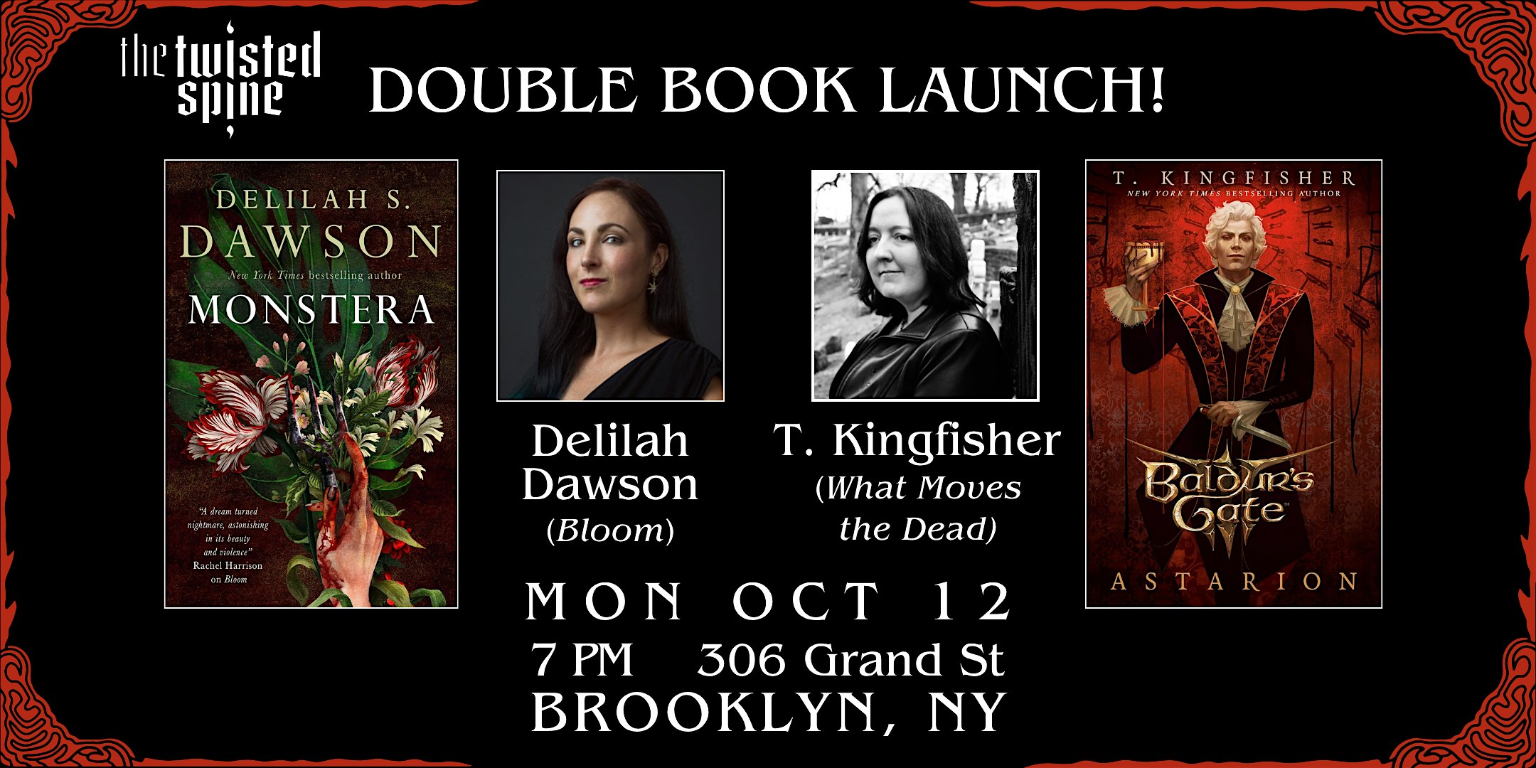 Double Book Launch: MONSTERA & BALDUR'S GATE 3: ASTARION