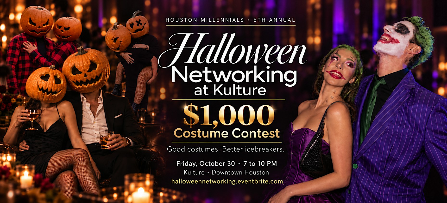Halloween Networking at Kulture: $1,000 Costume Contest