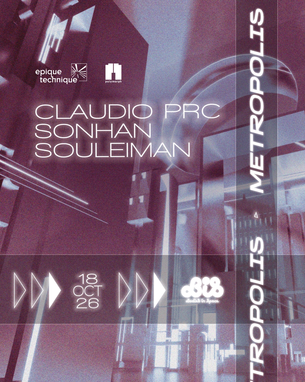 METROPOLIS x BIS with Claudio PRC