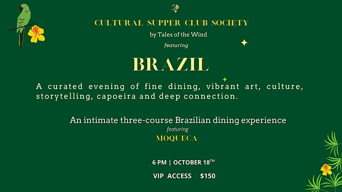 Cultural Supper Club Society by Tales of the Wind
