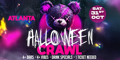Atlanta's Haunted Hop 2026: Halloween Bar Crawl (Saturday, Oct 31)