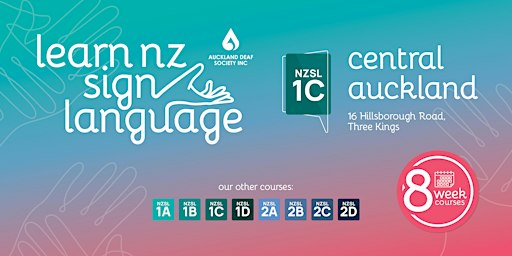 NZ Sign Language (NZSL) Level 1D Course - Term 4 2026