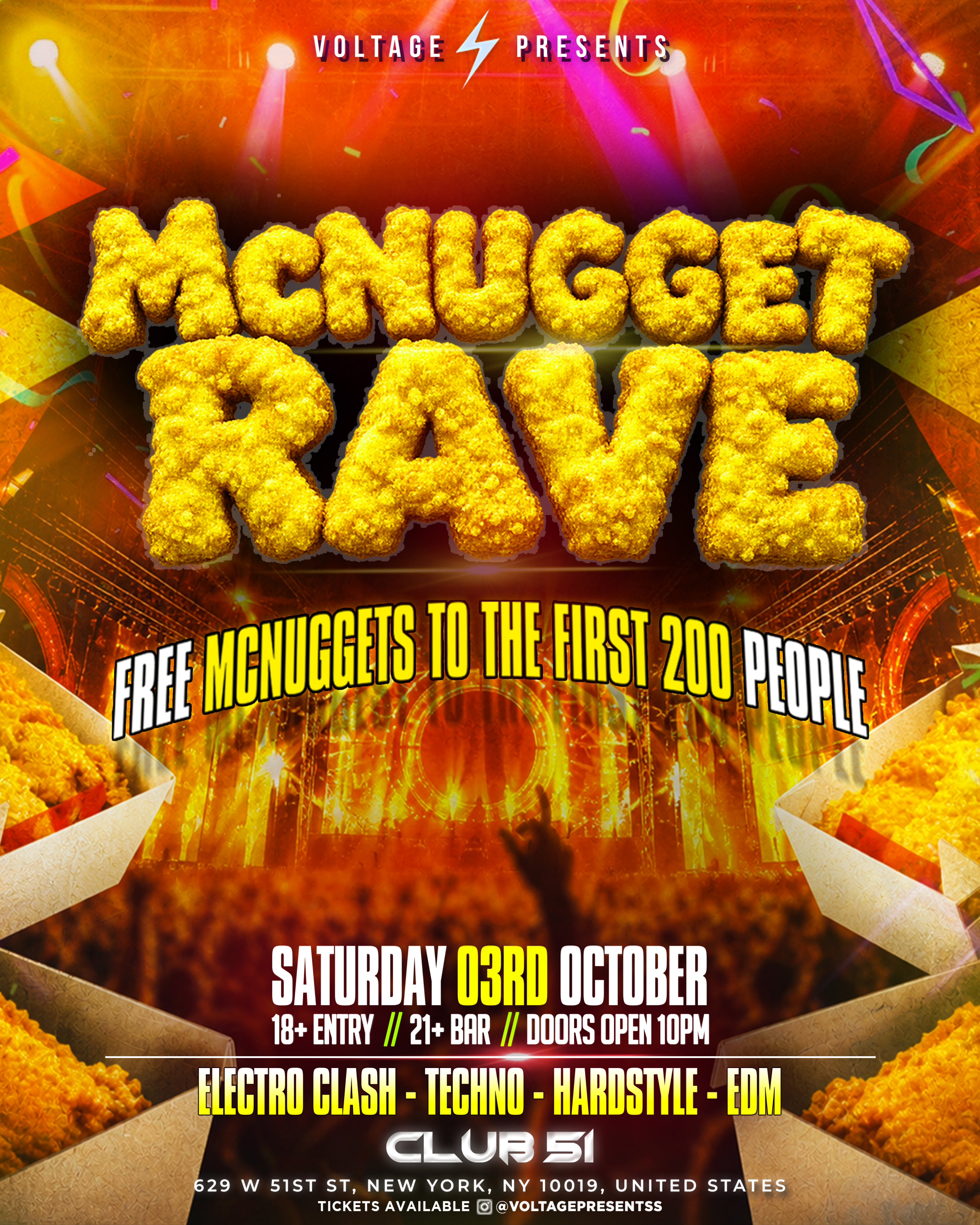 MCNUGGET RAVE (18+)