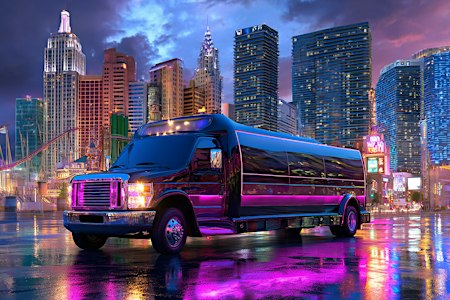 Private Party Bus Reservation | Vegas Nightlife (Flexible Destinations)