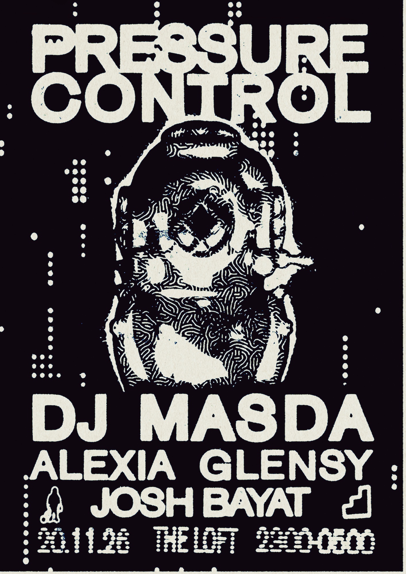 pressure control x The Loft: DJ Masda, Alexia Glensy & Josh Bayat