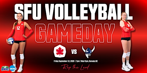 SFU Volleyball vs. Western Washington University
