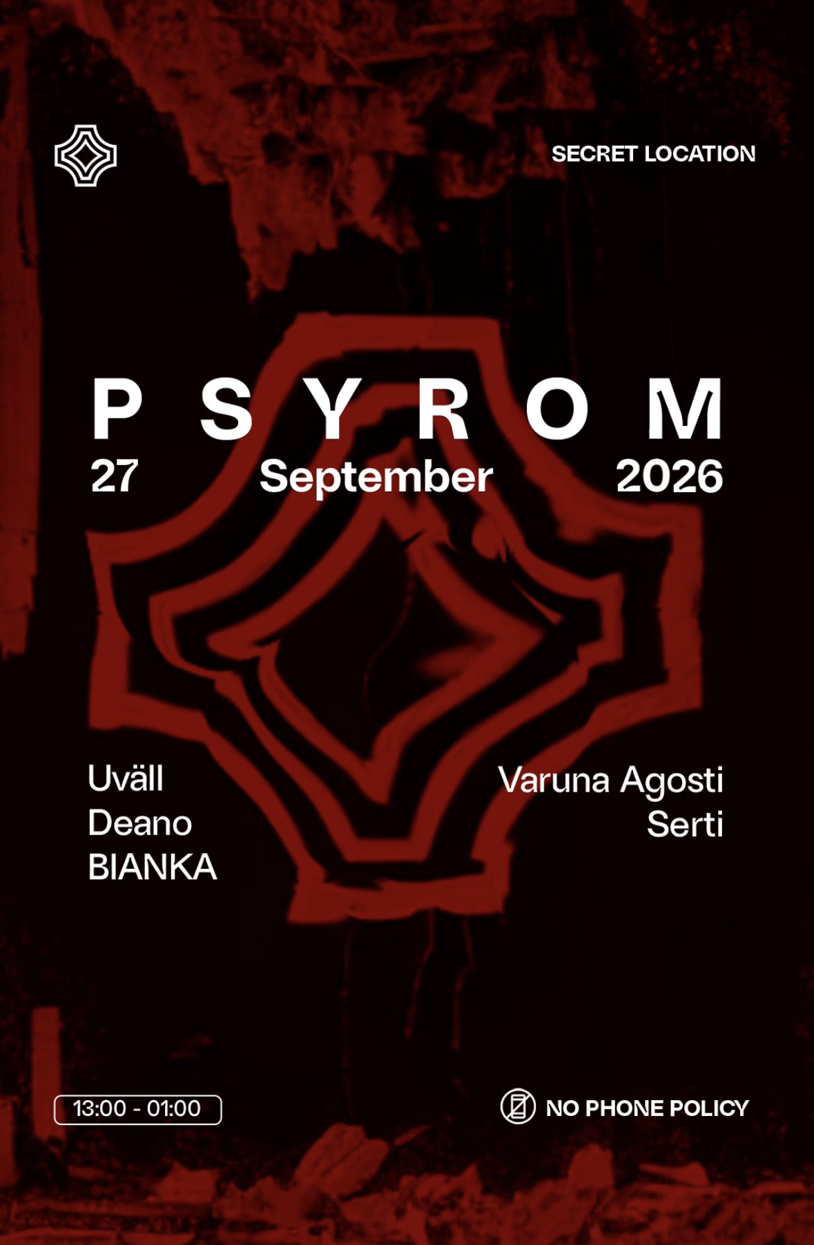 PSYROM #10 / Uväll, Deano, BIANKA, Varuna Agosti, Serti