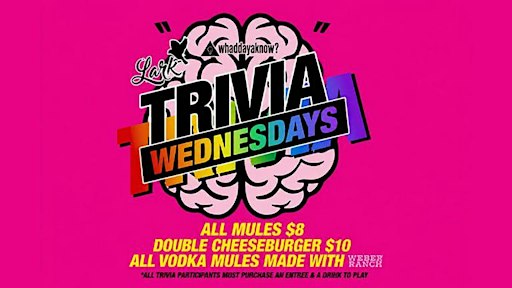 Whaddayaknow Trivia Wednesdays