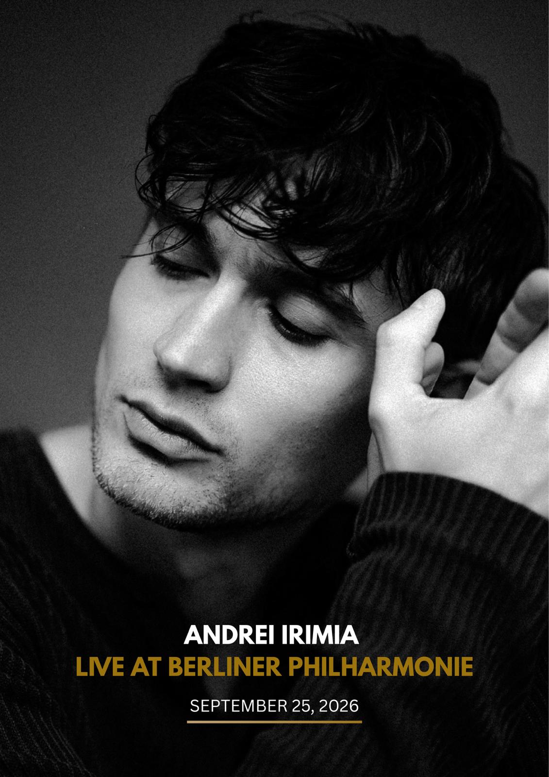 Andrei Irimia - Berliner Philharmonie - European Tour 2026