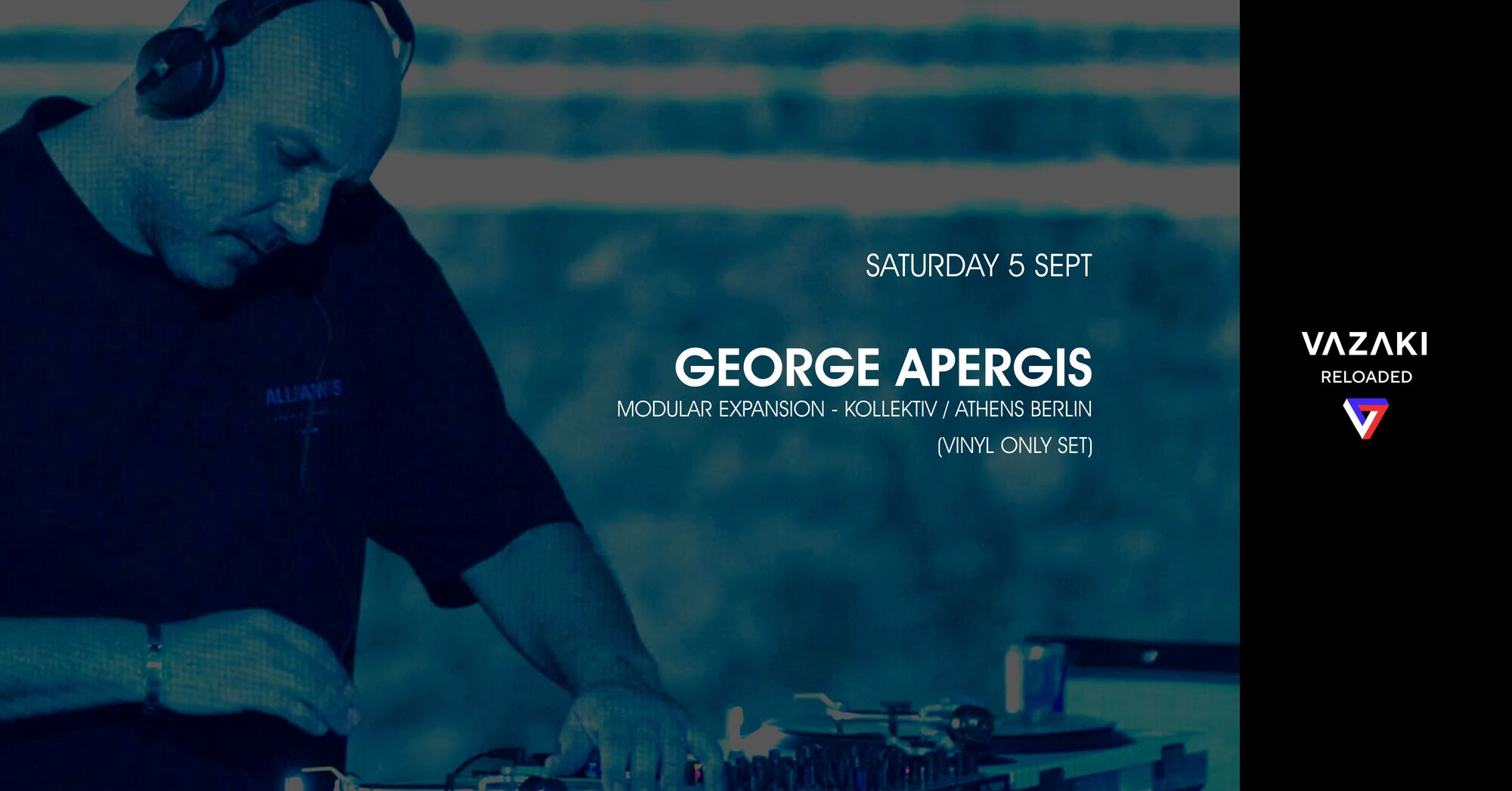 George Apergis (Vinyl Only DJ Set) at Vazaki Chania