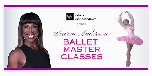 Lauren Anderson Ballet Master Classes 2026-'27