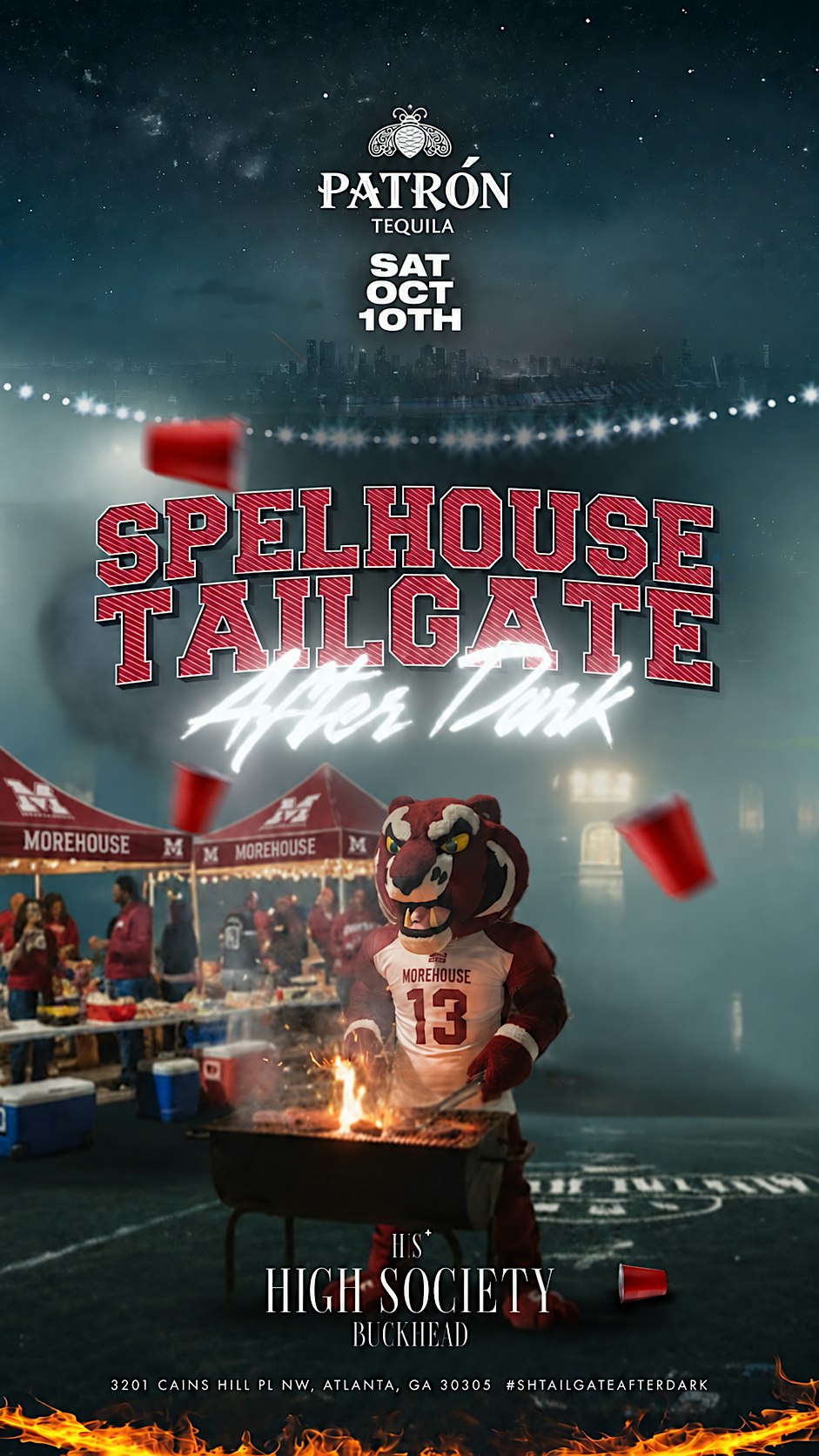 3rd Annual Spelhouse Homecoming Tailgate After Dark at High Society