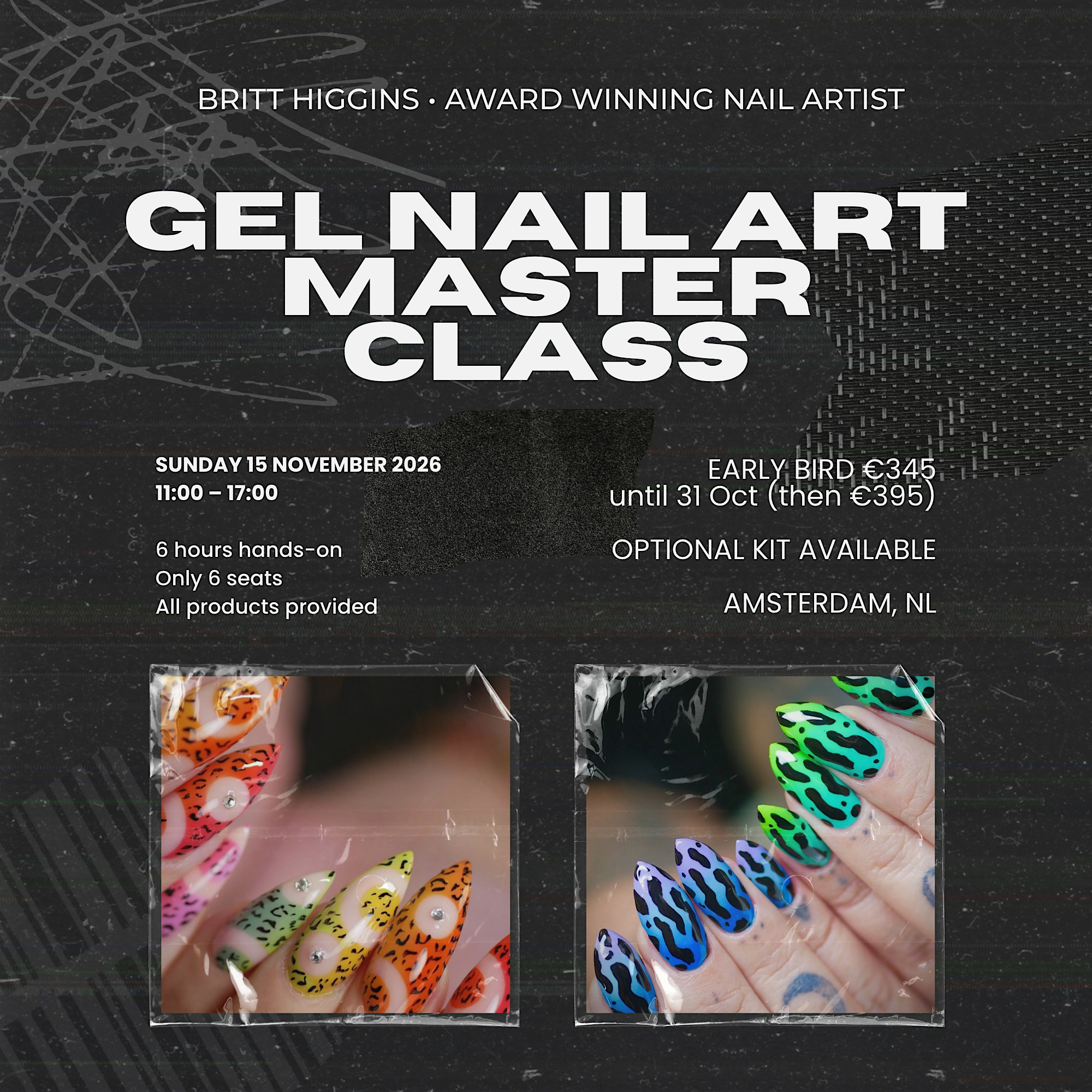 Layered Gel Nail Art Masterclass Amsterdam | 15 Nov