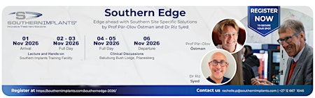 Southern Edge course - November 2026