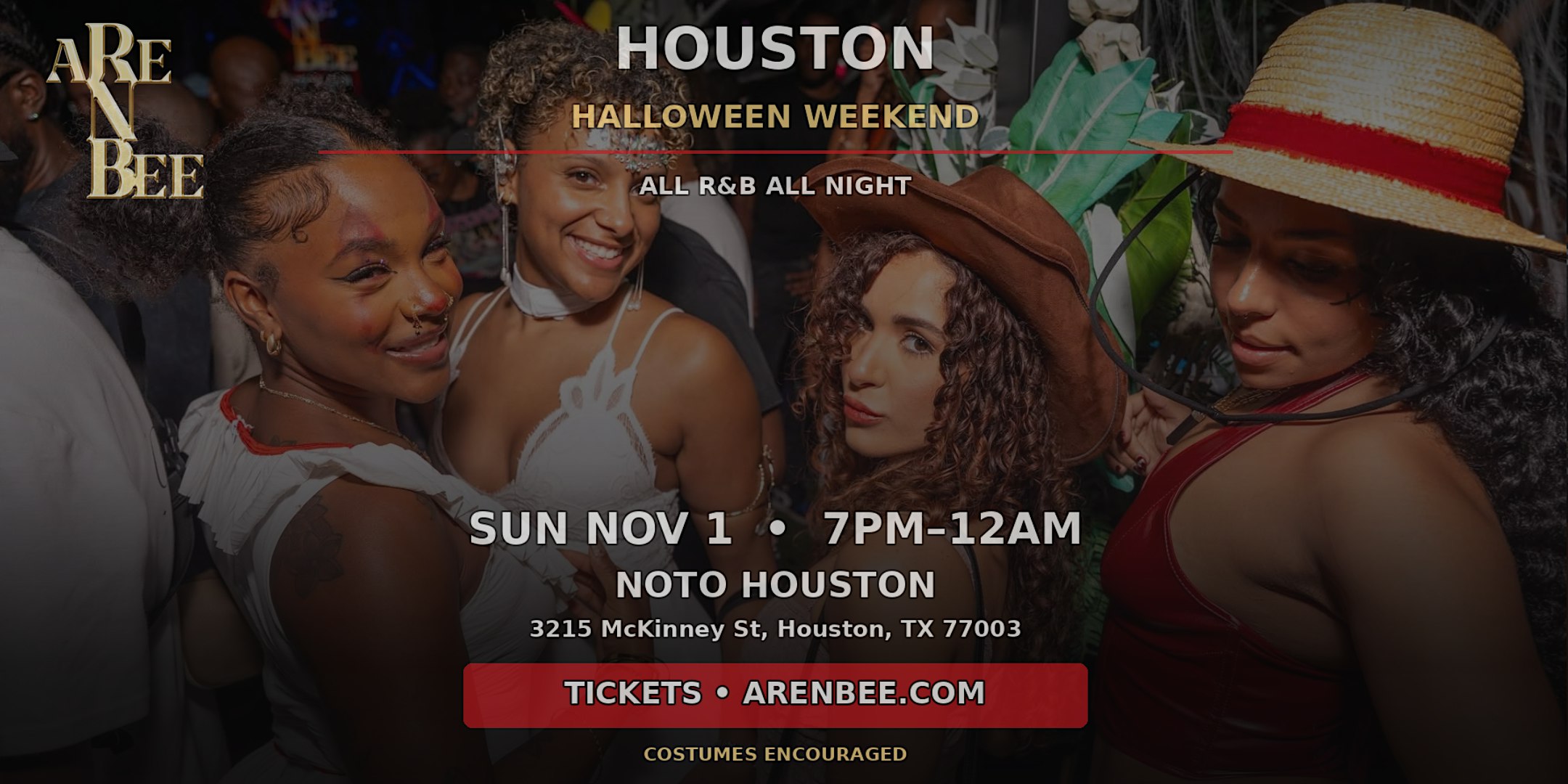 ARE N BEE Houston: R&B’s Not Dead — Halloween Weekend