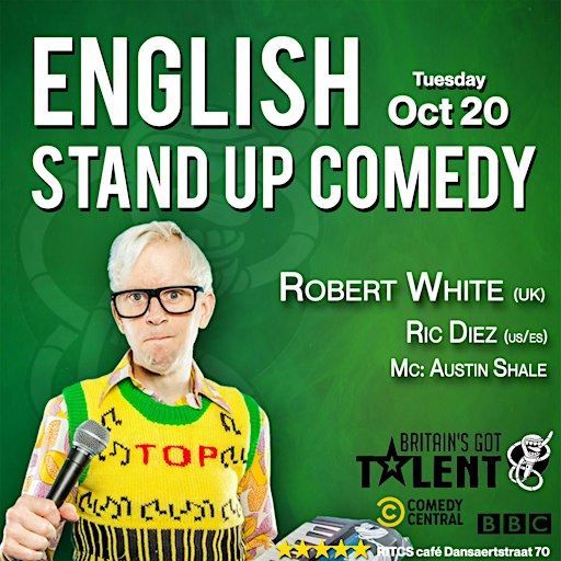 English Comedy at RITCS cafe Robert White & Ric Diez