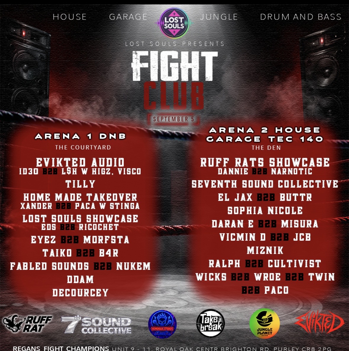 (HOUSE-GARAGE-TECHNO-DNB) LSP PRESENTS - FIGHT CLUB