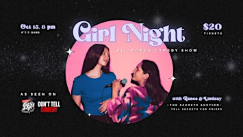 Girl Night on Tour! An All-women Comedy Show at P'tit Ours