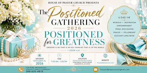 Positioned Gathering Women’s Conference (FREE EVENT)