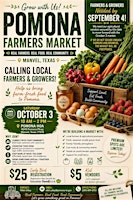 Pomona Farmers Market Vendor Call