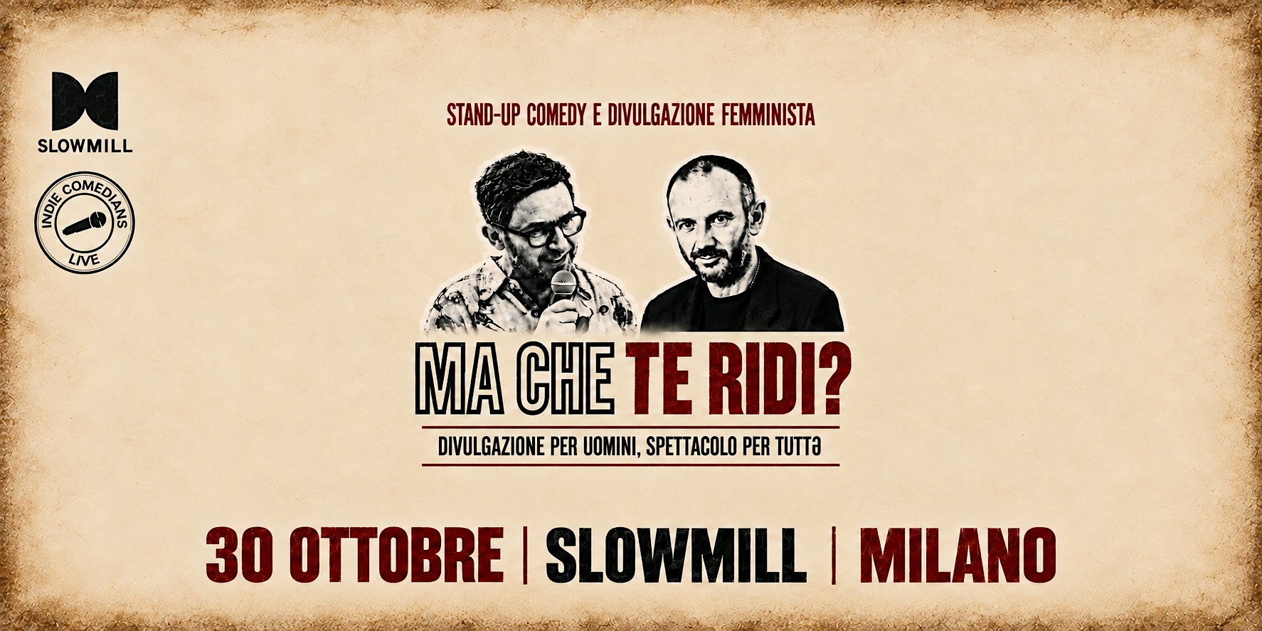 MA CHE TE RIDI? con Lorenzo Gasparrini e Nicola De Giorgio