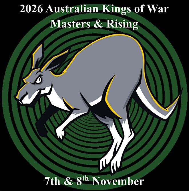 Australian Kings of War Masters & Rising 2026