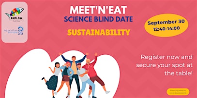Meet'n'Eat @AE2026 Science Blind Date - Sustainability