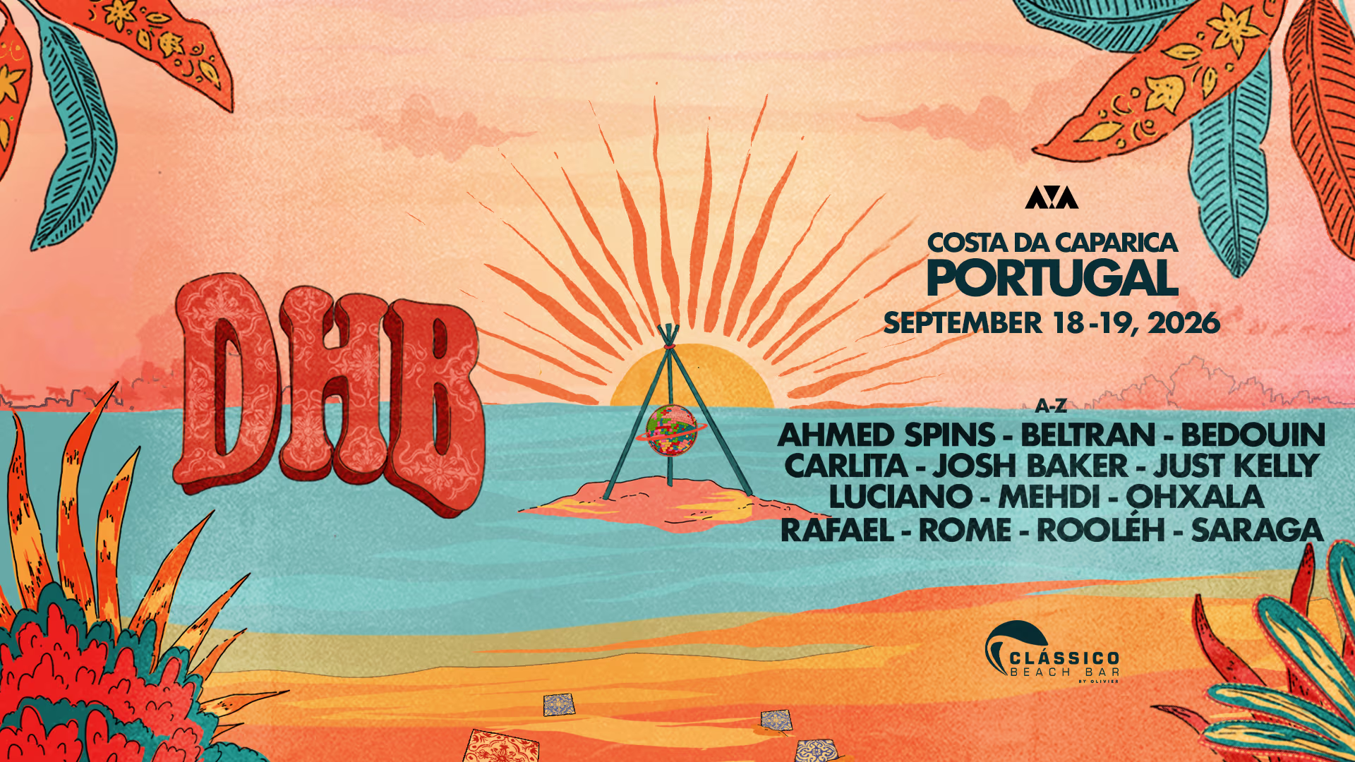 DHB Portugal está de volta à Caparica para dois dias de música junto ao mar. Garante já o teu bilhete.