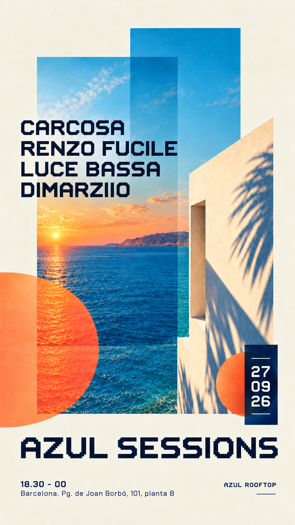 Sunset Rooftop Party La Merce - Barceloneta [Free Access]
