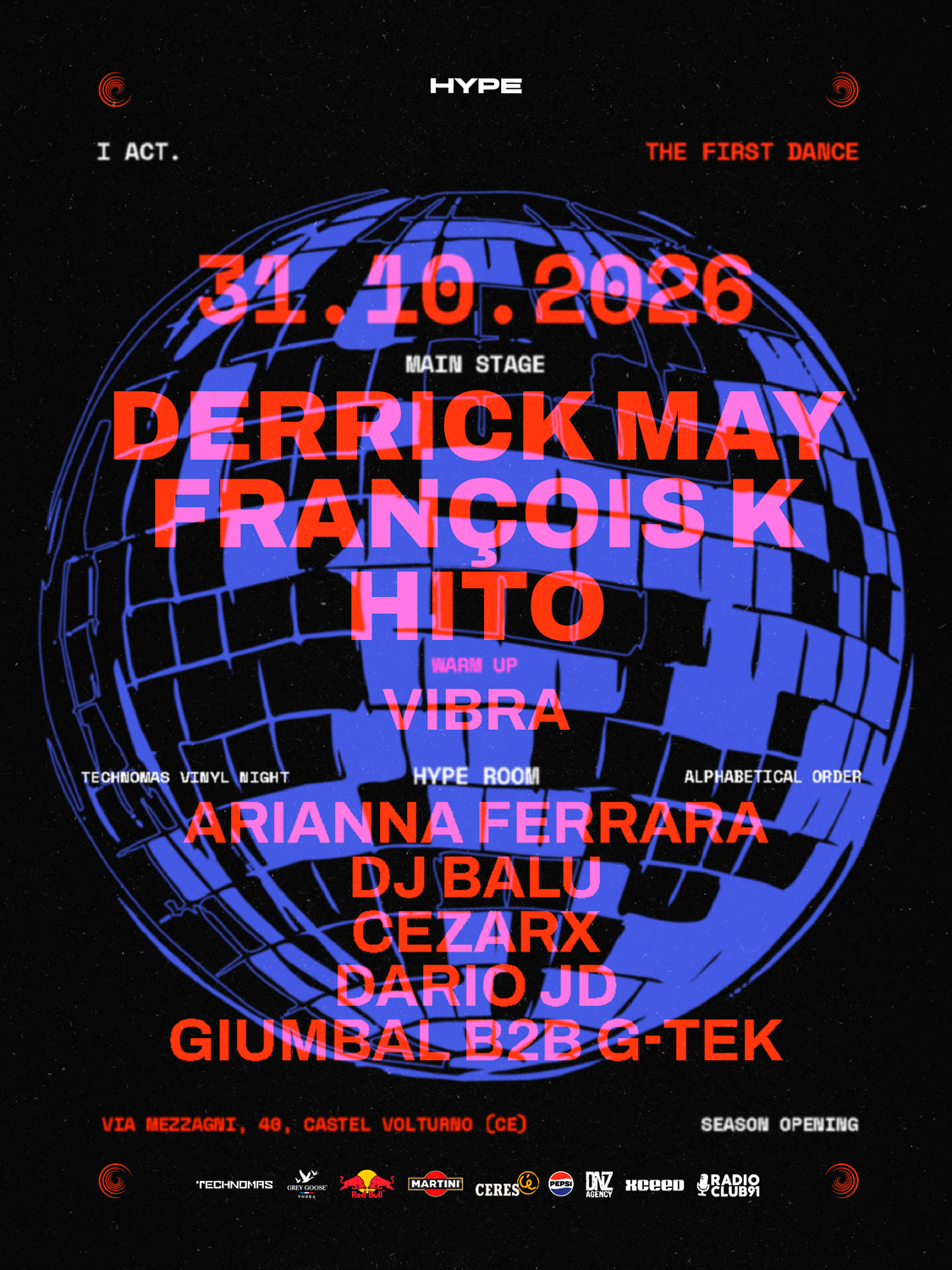 THE FIRST DANCE: Derrick May, FRANÇOIS K, Hito and TECHNOMAS Vinyl Night