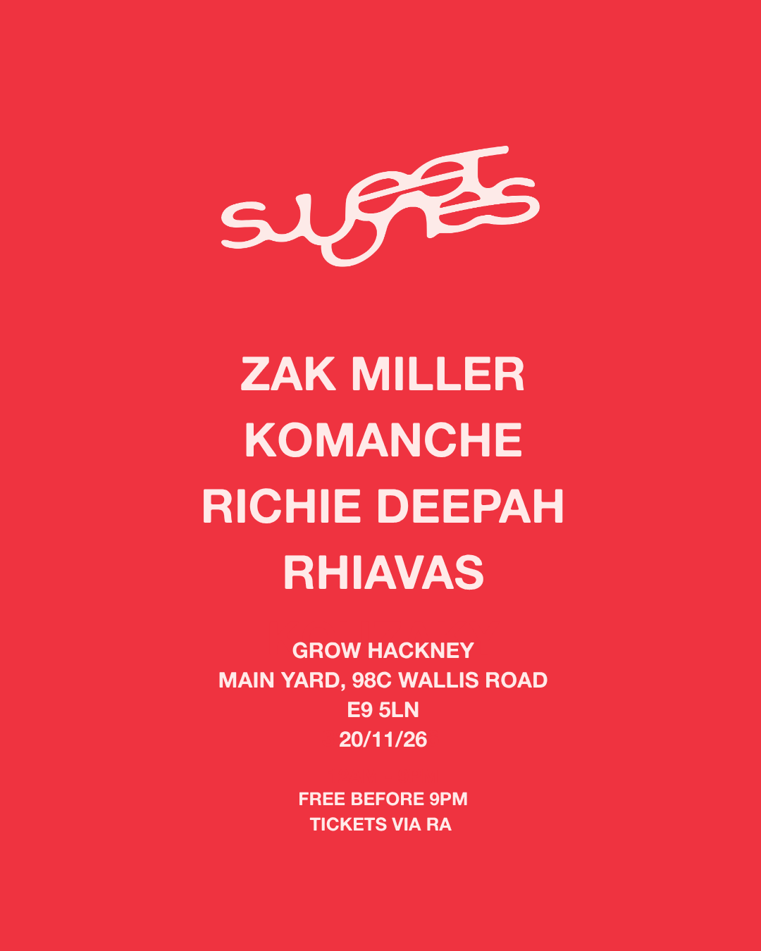 SWEET ONES: Zak Miller, Richie, Rhiavas, Komanche  