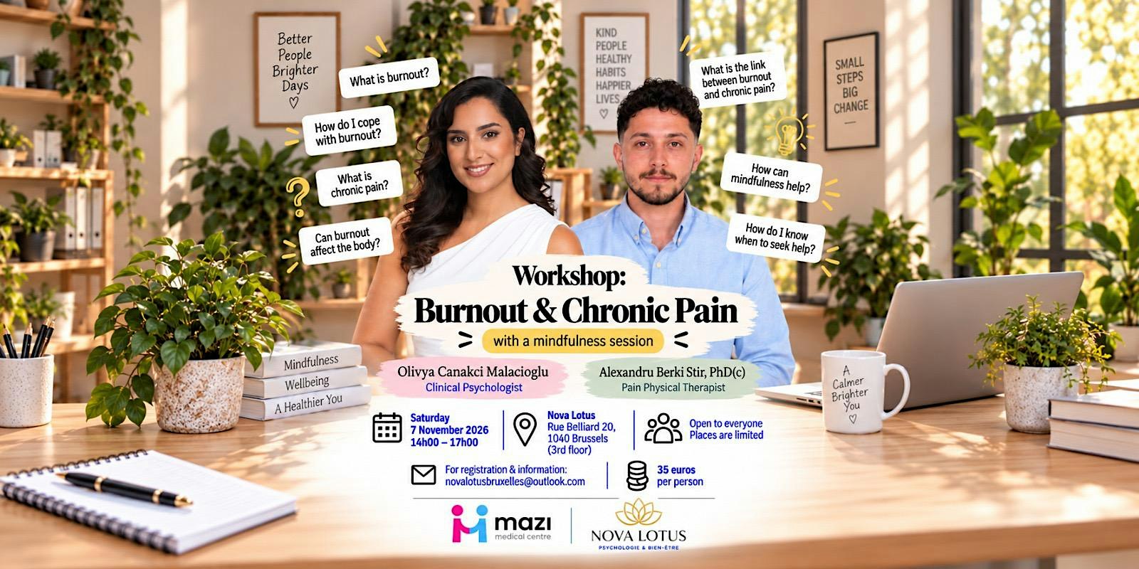 Burnout & Chronic Pain: Practical Tools, Mindfulness & Recovery