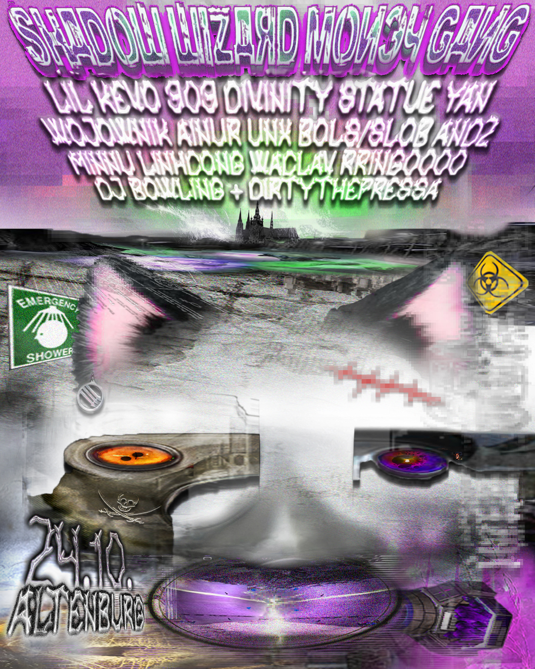 Dethmute x SPEEDCORETREW with SHADOW WIZARD MONEY GANG, Lil Kevo 303, BoLs/sLoB, AINUR UNX