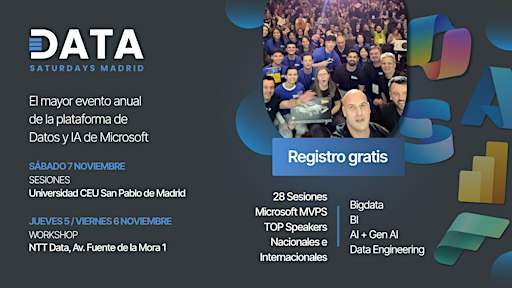 Data Saturday Madrid 2026 (SQLSaturdayMadrid)
