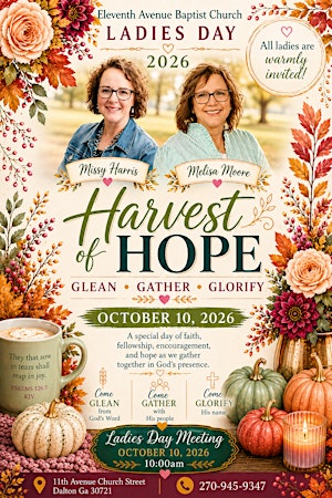 Harvest Of Hope Ladies Day