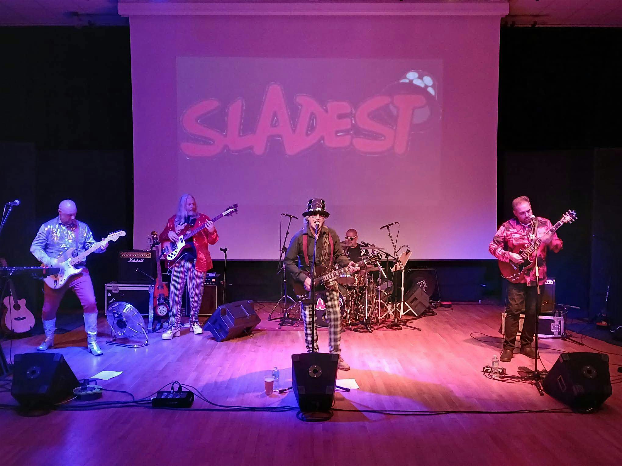 Sladest at The Pilton Stage with support from The Rodney Allen Experience